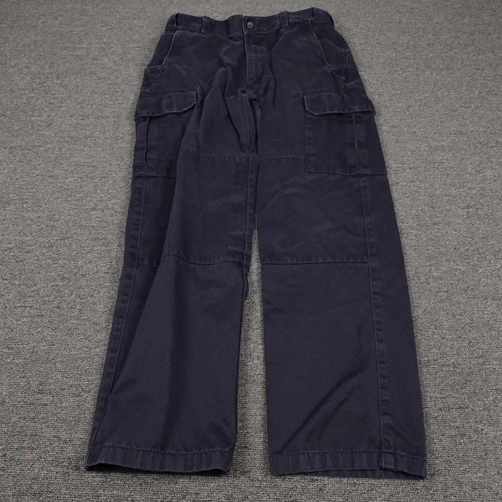 5.11 Tactical Cargo Pants Mens 34x30 Blue Cotton Canvas Workwear Utility 74509